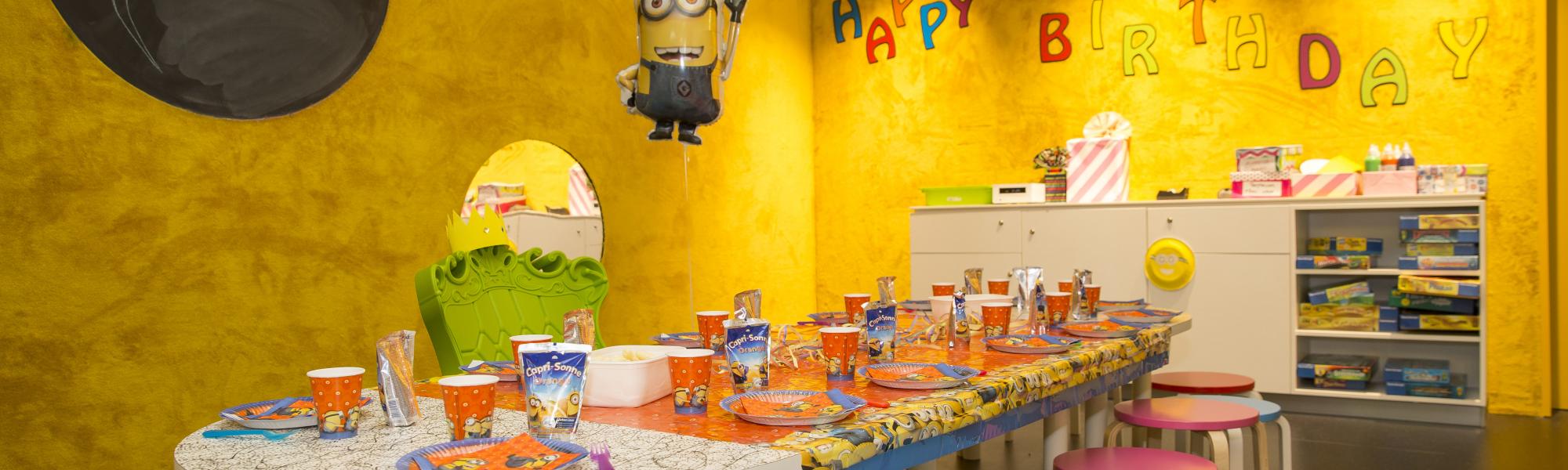 Kindergeburtstagsparty im Planet Lollipop in der Weberzeile.