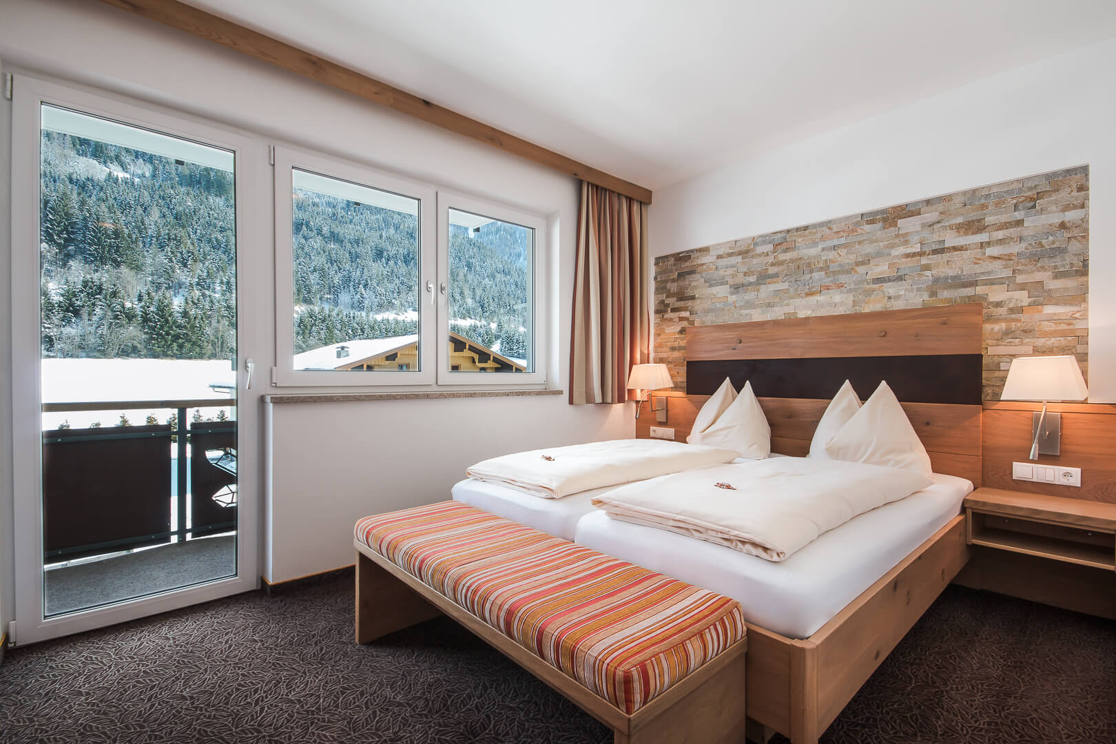 Familienzimmer im Hotel Alpenwelt in der Flachau.