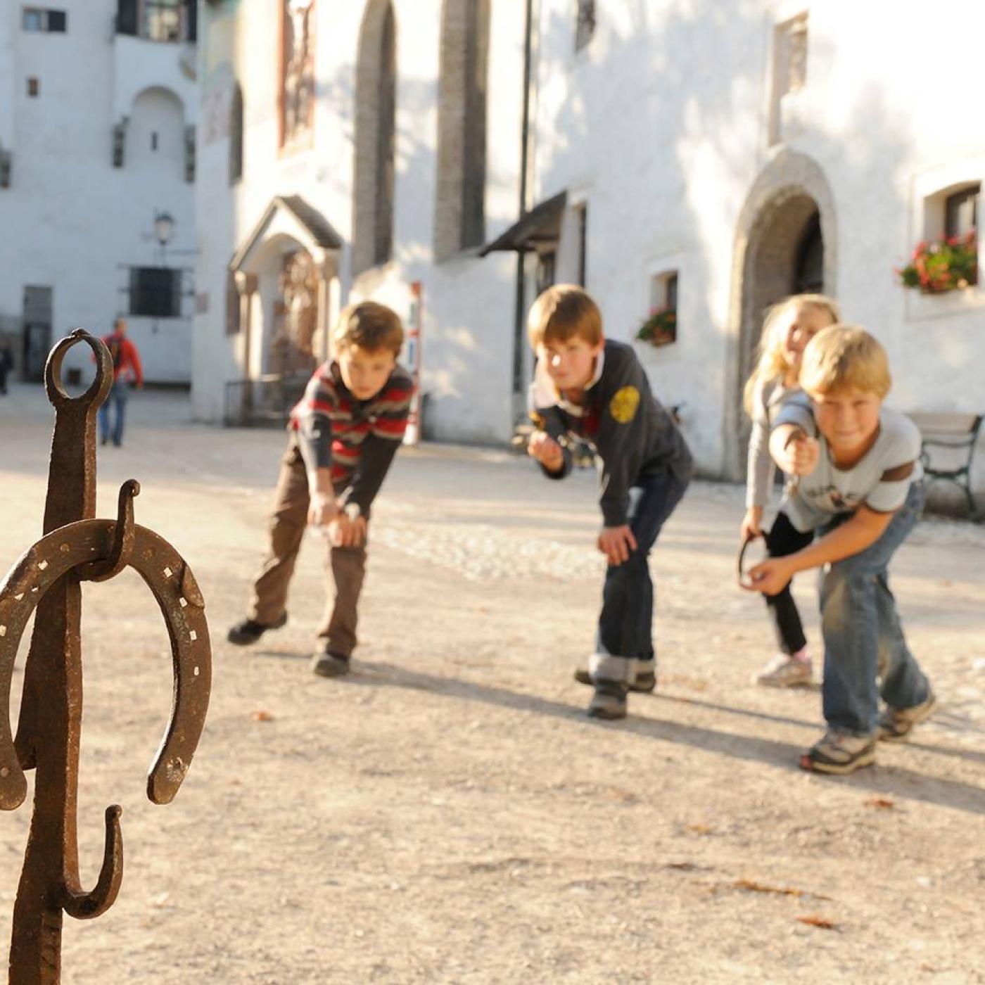Ferienprogramm auf der Festung Hohensalzburg. 