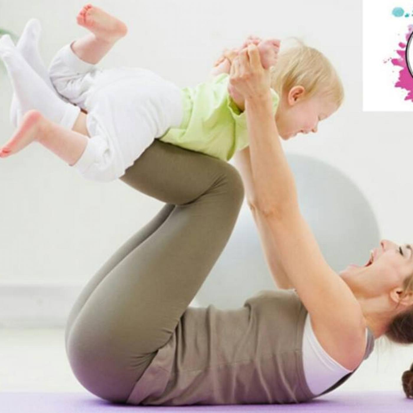 Training mit Baby im Fitnessstudio Die Heldin von heute - Studio Saalfelden.