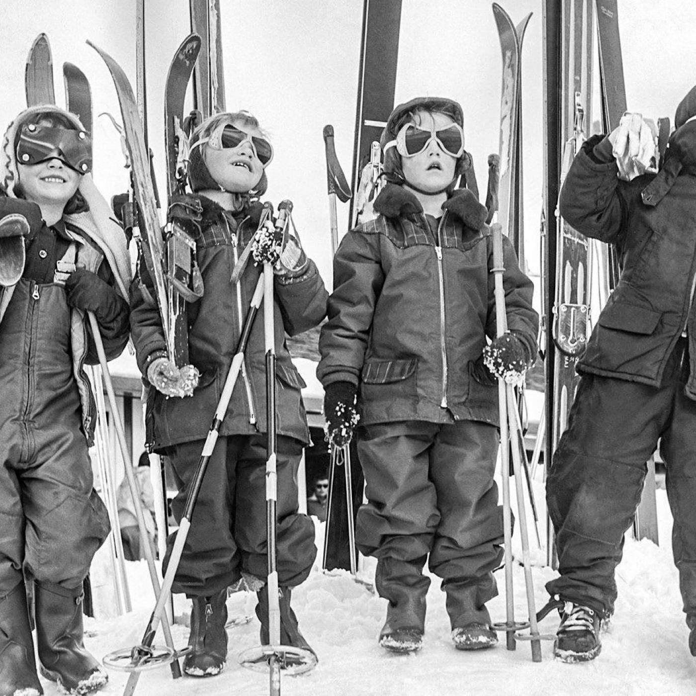 Die Skischule Gosau gibts schon seit Jahrzehnten.