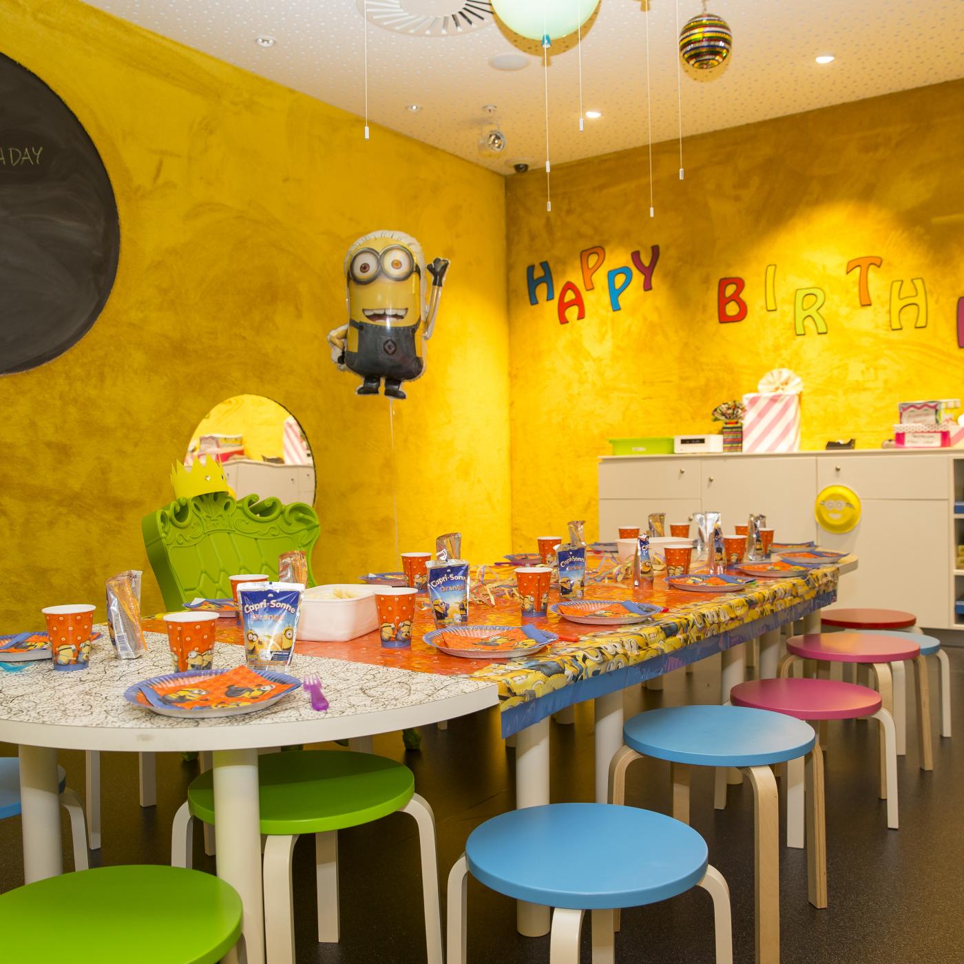 Kindergeburtstagsparty in der Weberzeile in Ried. 