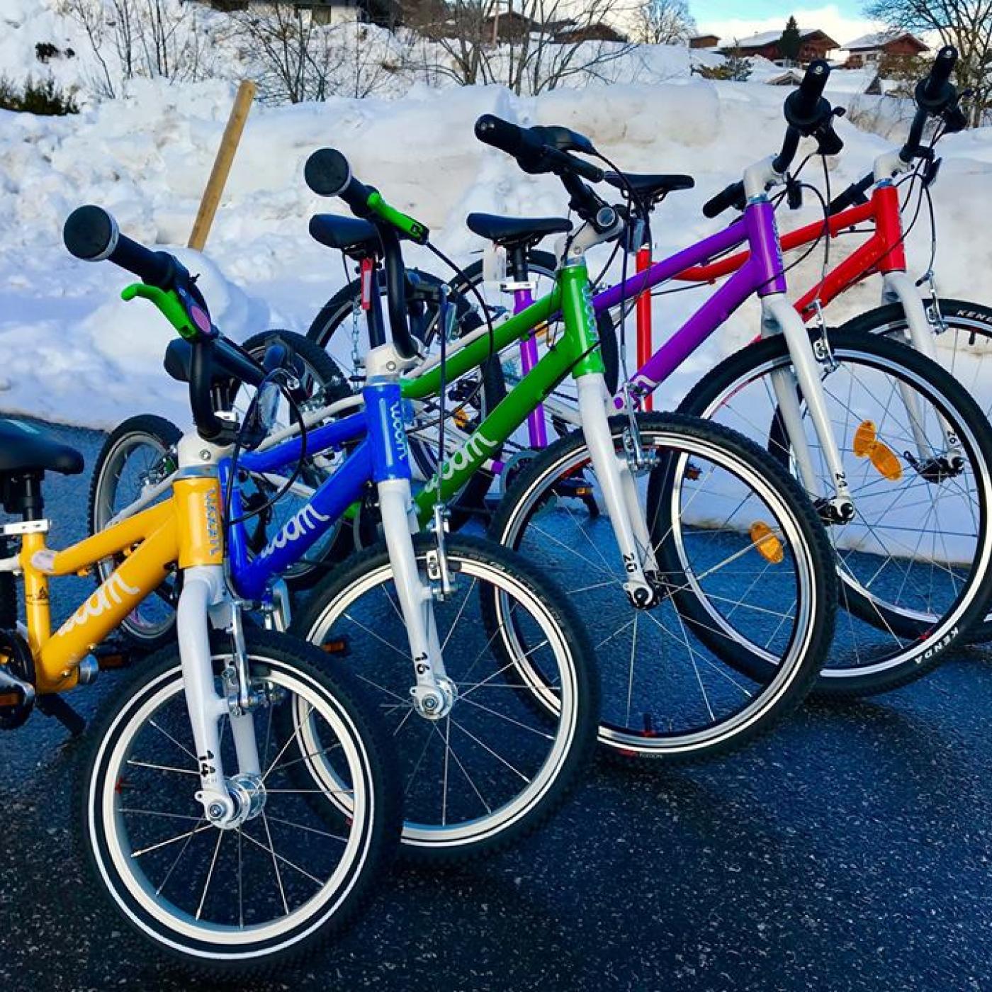 Woom Fahrräder bei Martins Bikeshop in Unken.