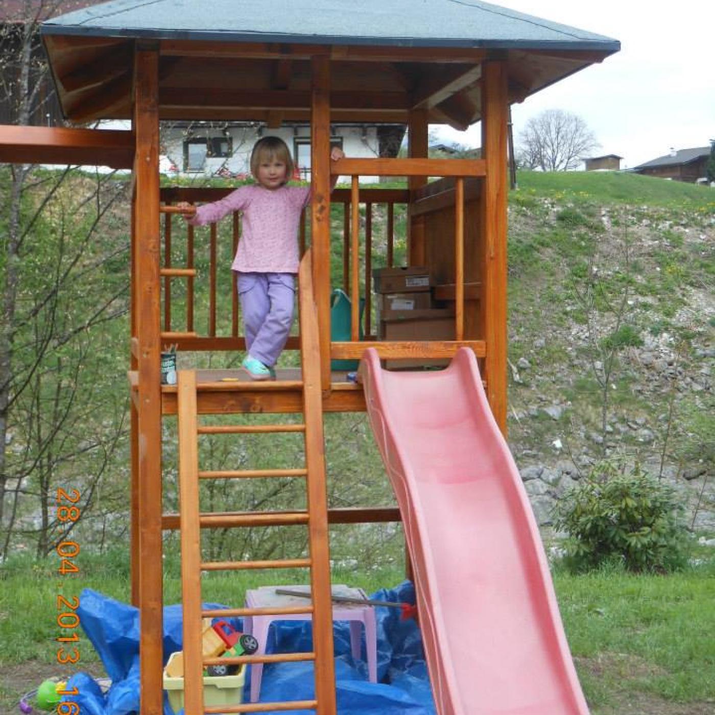Spielplatz bei Martins Bikeshop in Unken.