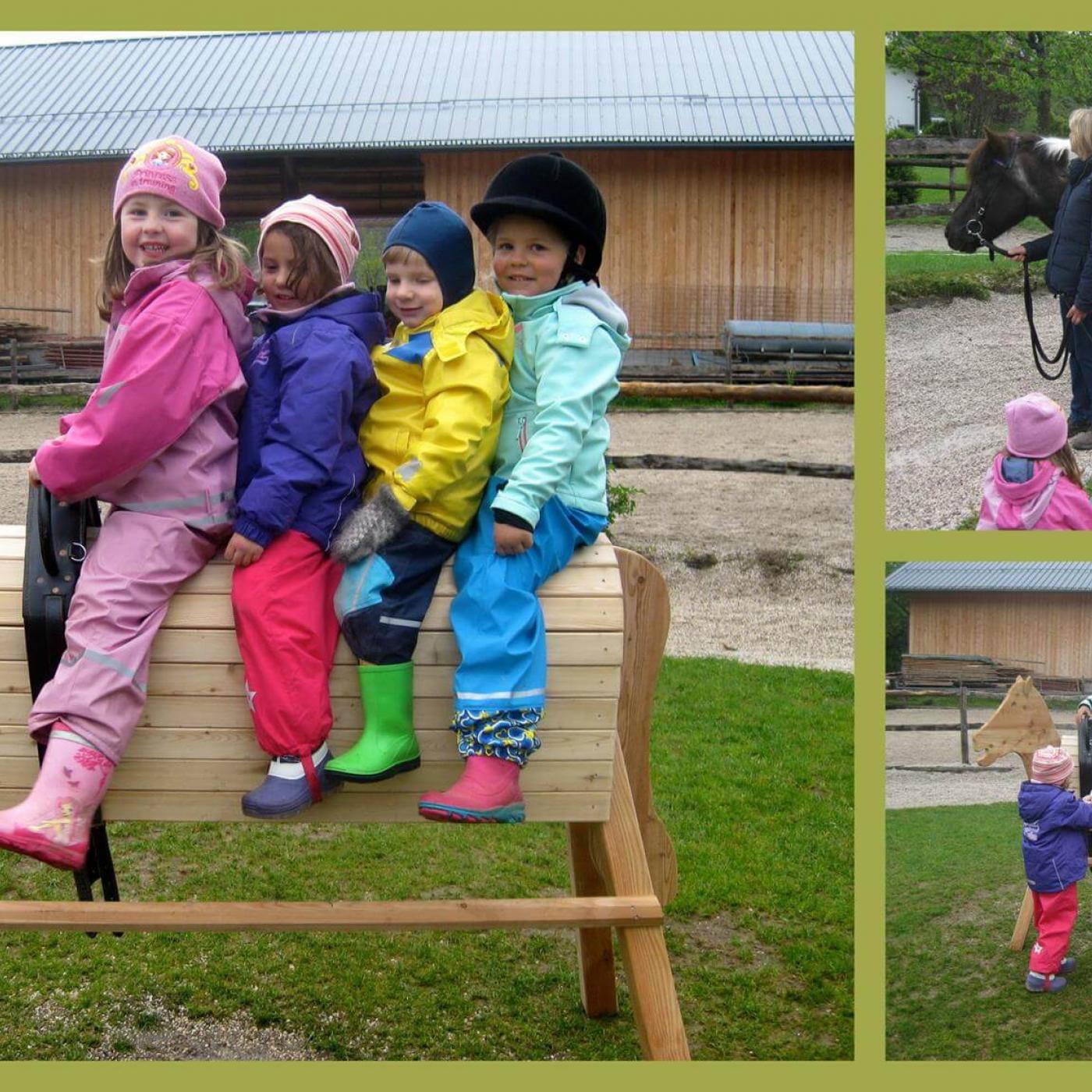 Kindergeburtstag im Ponyclub Salzburg. 