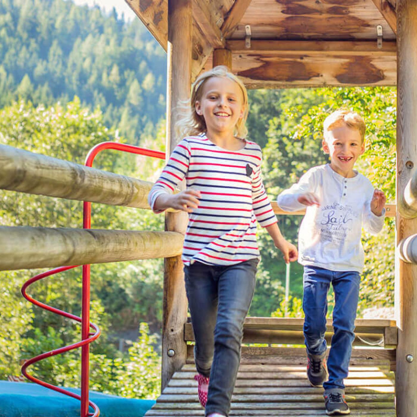 Spielplatz im Hotel Salzburger Hof in Dienten am Hochkönig.