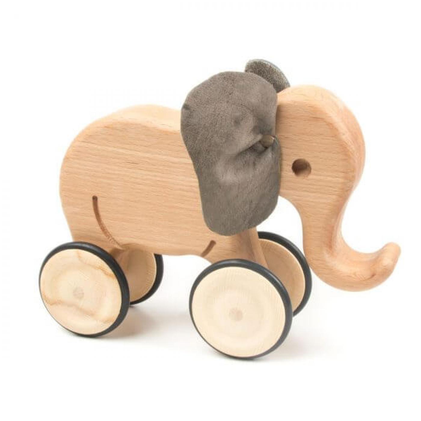 Holzelefant von Koch Systems Holzspielzeug Onlineshop.