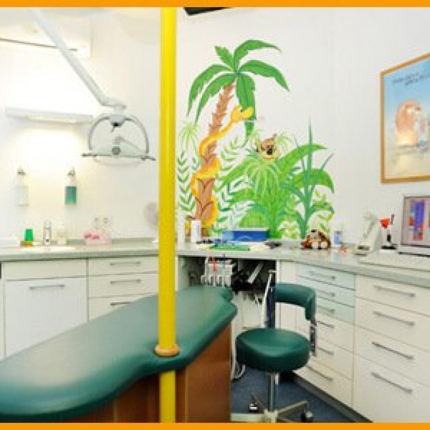 Kinderbehandlungsraum bei den  Zahnärztinnen für Kinder.