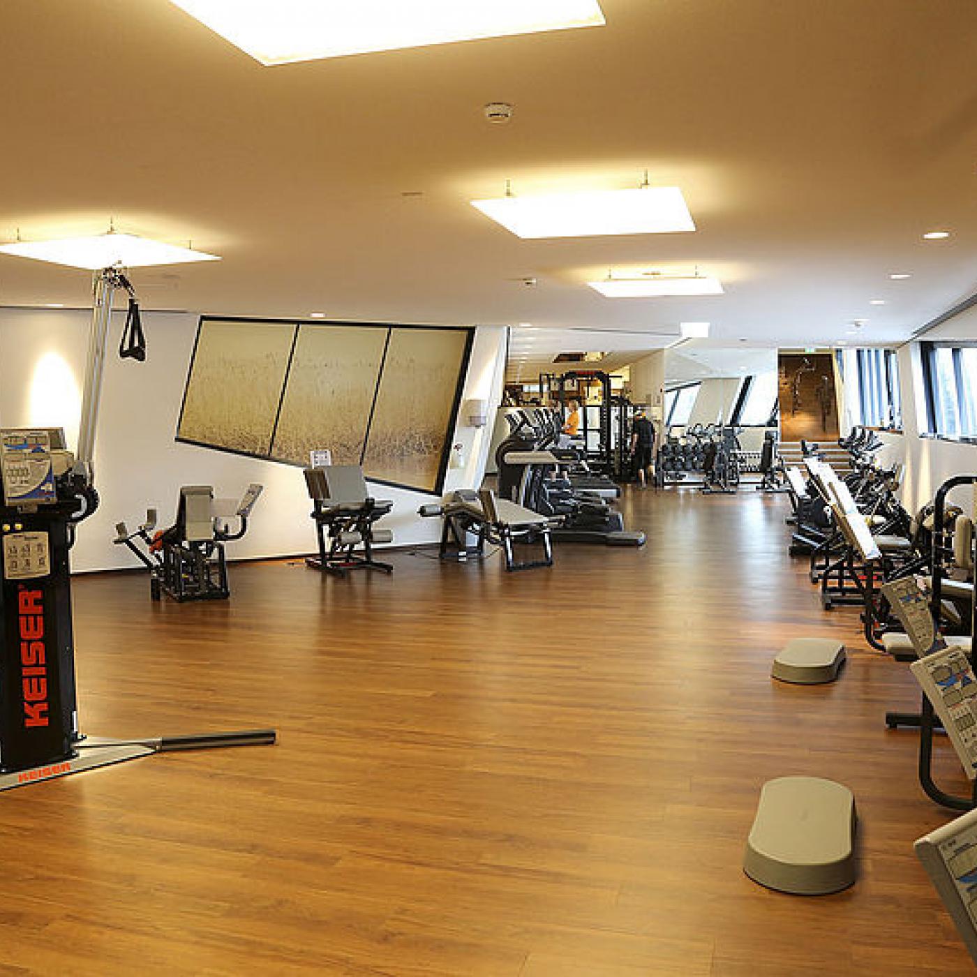 Fitnessstudio in der Kärnten Therme.
