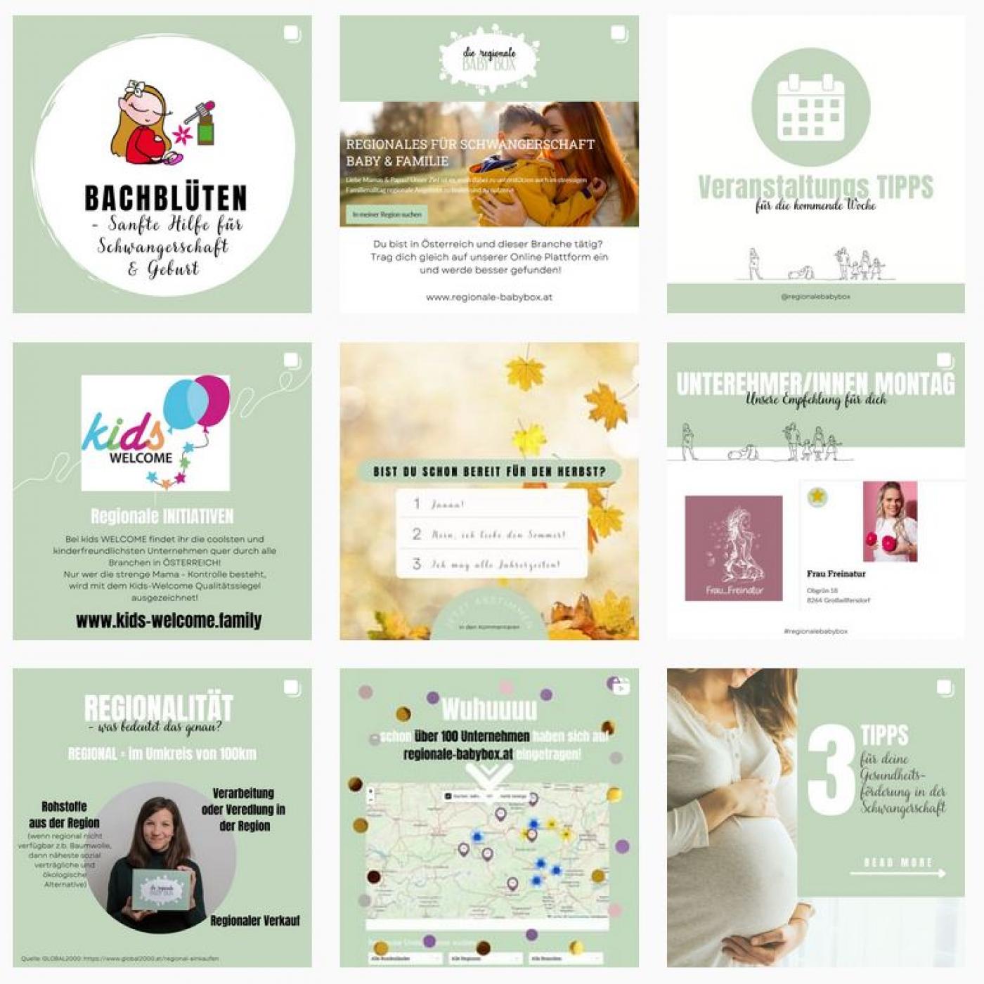 Instagram Feed Regionale Babybox